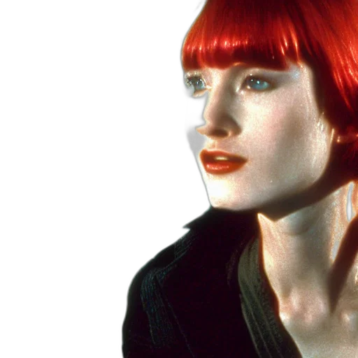 photorealistic, cyberpunk, neon lights, red transparent PNG cut-out