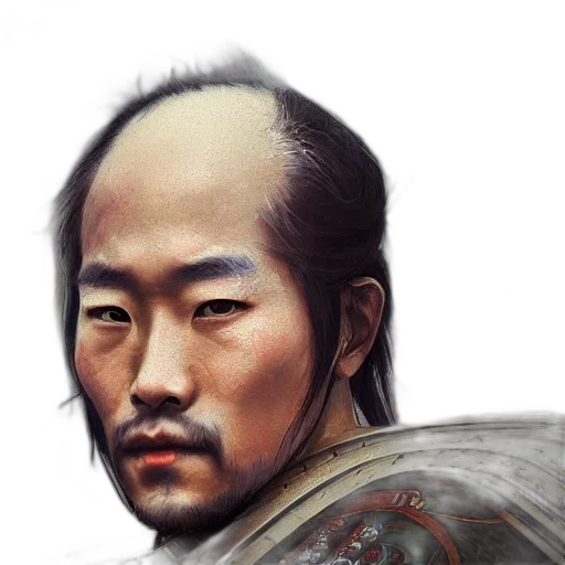 face, staff, sword, weapon, photorealistic, fantasy art, concept art, oil painting transparent PNG cut-out