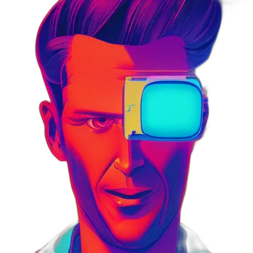 face, robot, mask, jacket transparent PNG cut-out