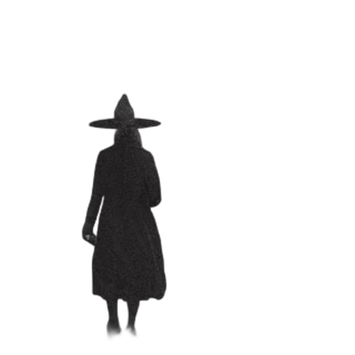 hat, dress, mask, staff transparent PNG cut-out