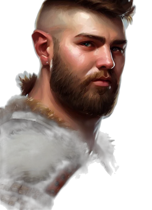 face, animal, dragon, staff, fantasy art, photorealistic, concept art, oil painting transparent PNG cut-out