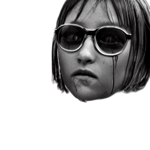 face, mask, jacket, hair transparent PNG cut-out