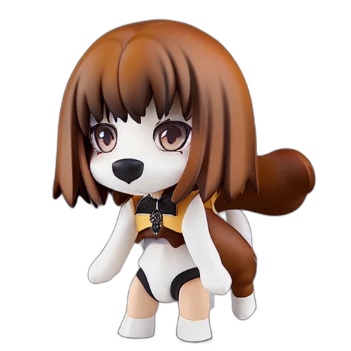 animal, staff, 3d render, anime, concept art, cartoon, fur, dog transparent PNG cut-out