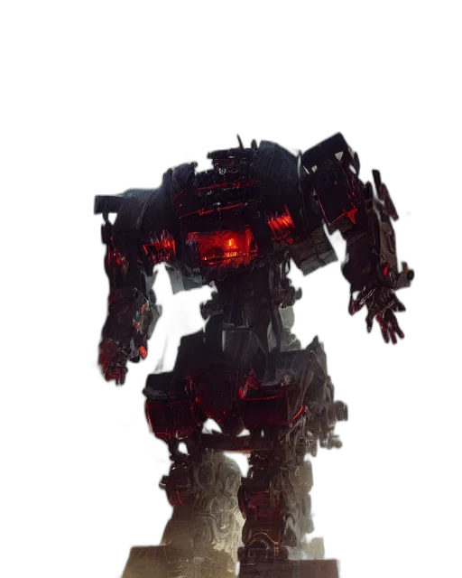 robot, weapon, creature, concept art transparent PNG cut-out