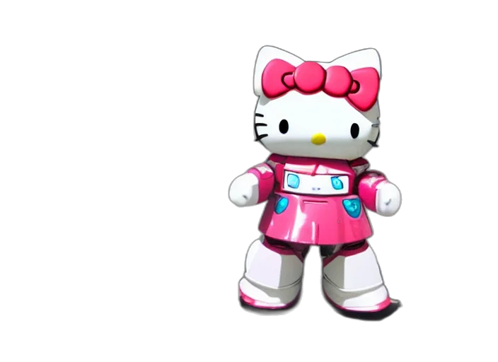 robot, 3d render, concept art, vaporwave transparent PNG cut-out