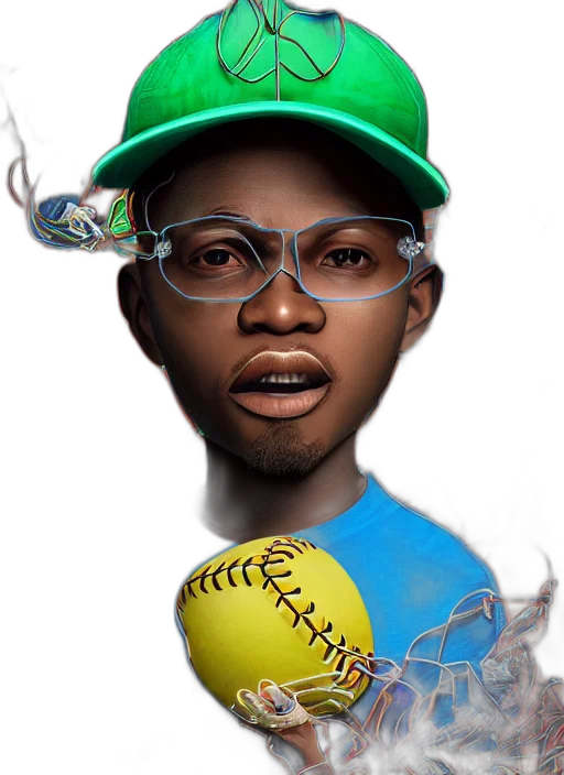 photorealistic, cartoon, concept art, 3d render, colourful, caricature, vfx, art transparent PNG cut-out