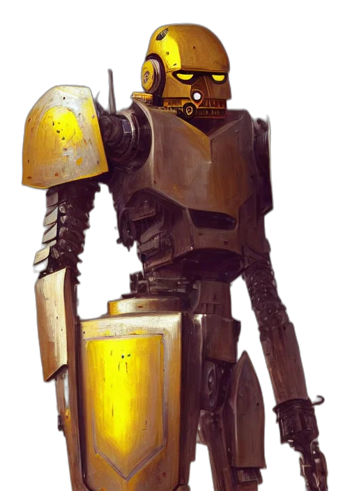 robot, staff, sword, weapon transparent PNG cut-out