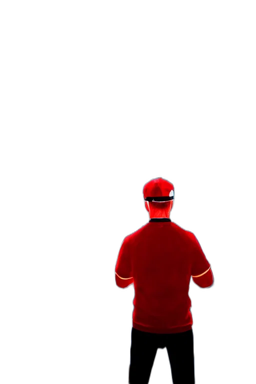 staff, hat, robot, jacket transparent PNG cut-out