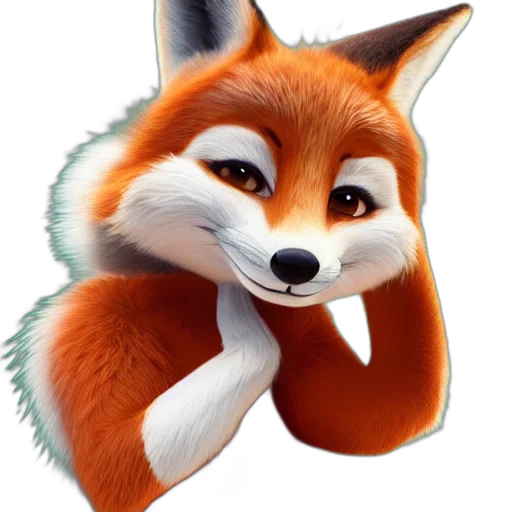 animal, staff, face, creature, 3d render, concept art, photorealistic, cartoon transparent PNG cut-out