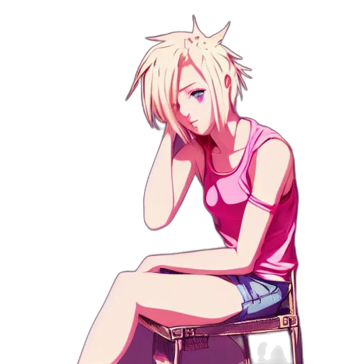 staff, dress, anime, pixel art transparent PNG cut-out