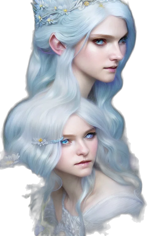 face, crown, dragon, fantasy art transparent PNG cut-out