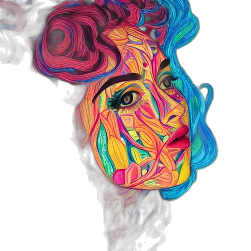 face, mask, crown, umbrella transparent PNG cut-out