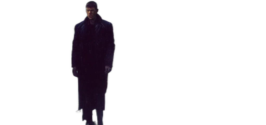 jacket, concept art, blade, runner transparent PNG cut-out