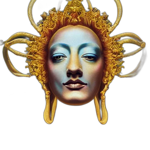 crown, mask, jewelry, face transparent PNG cut-out