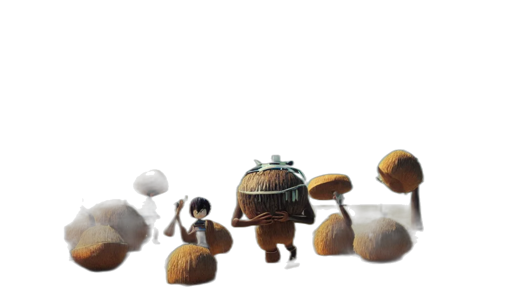 robot, hat, creature, concept art transparent PNG cut-out