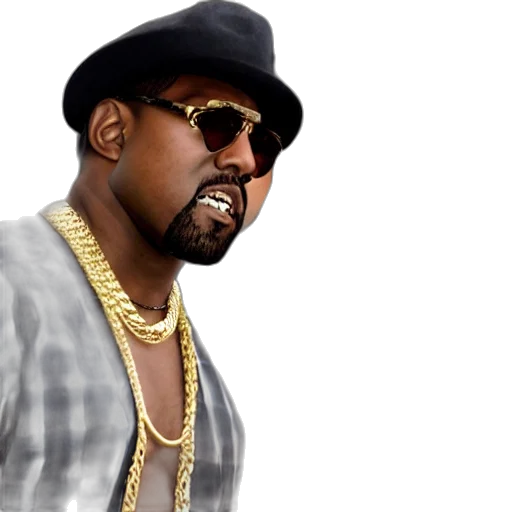jacket, photorealistic, 3d render, concept art, cartoon, jotaro, kujo, kanye transparent PNG cut-out