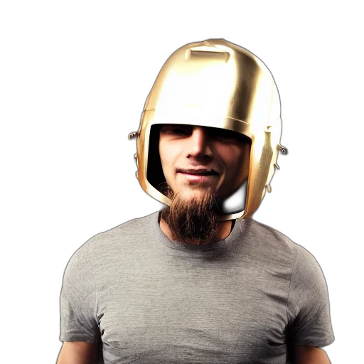 mask, hat, robot, face transparent PNG cut-out