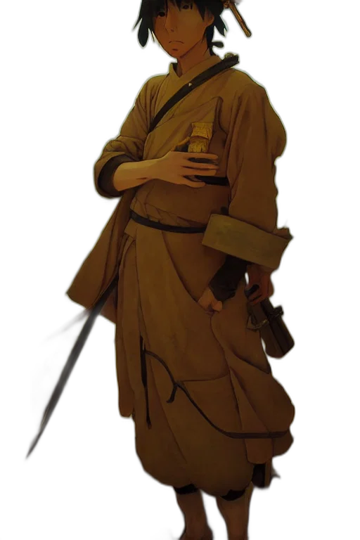 staff, jacket, weapon, sword transparent PNG cut-out