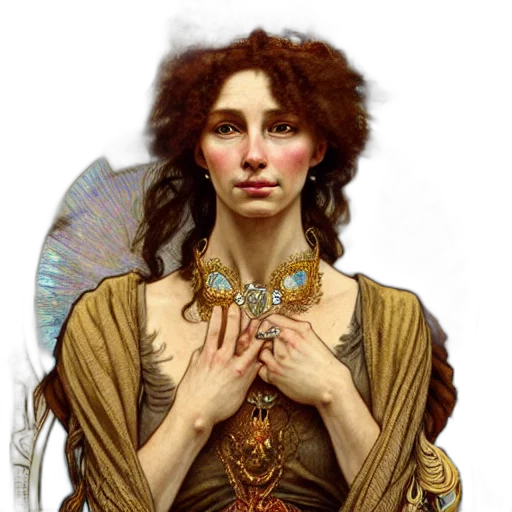 jewelry, face, crown, staff transparent PNG cut-out