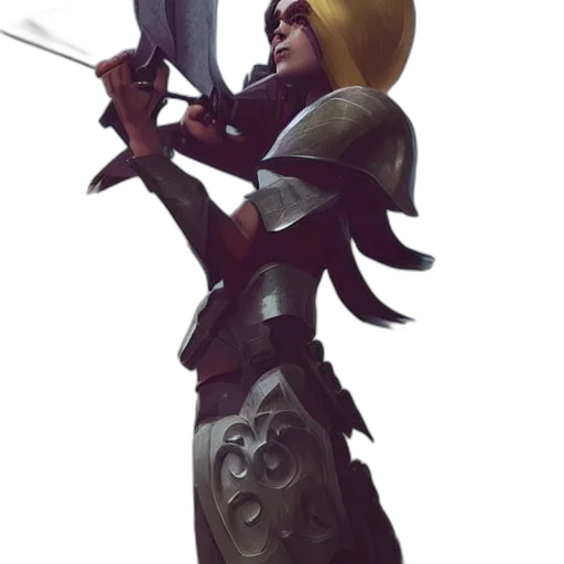 staff, sword, weapon, concept art, fantasy art, 3d render, comic book art, dark transparent PNG cut-out