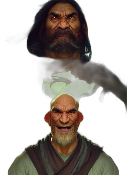 face, mask, staff, concept art transparent PNG cut-out