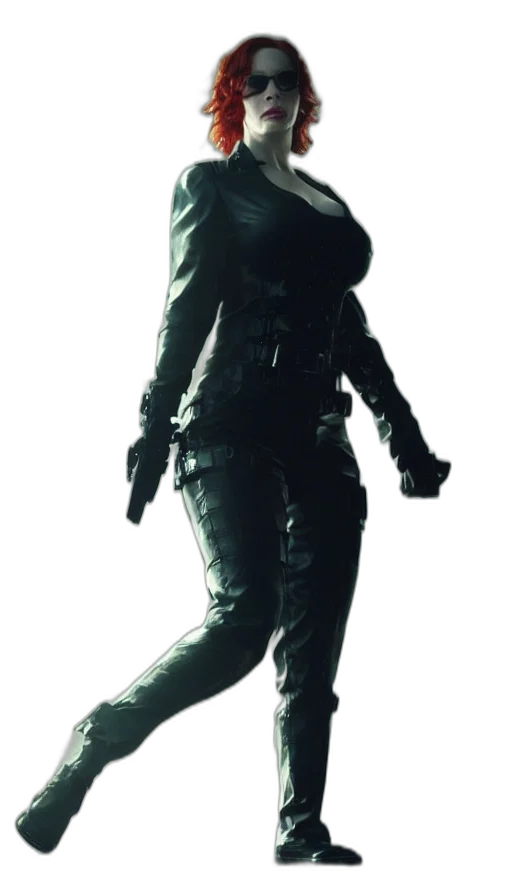 jacket, weapon, staff, mask transparent PNG cut-out
