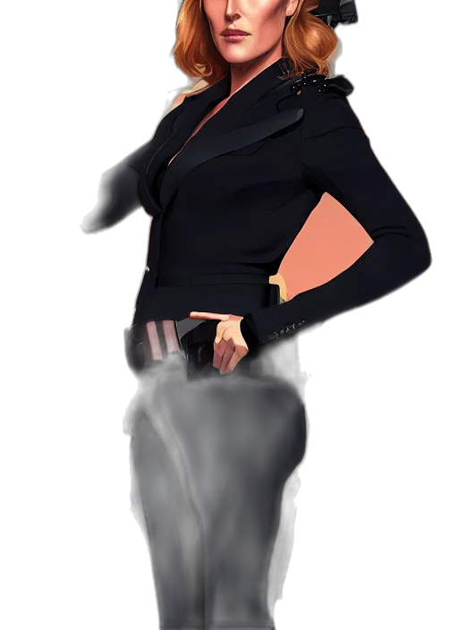 staff, jacket, dress, concept art transparent PNG cut-out