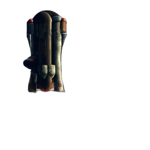 weapon, robot, mask, staff, 3d render, concept art, pixel art, photorealistic transparent PNG cut-out