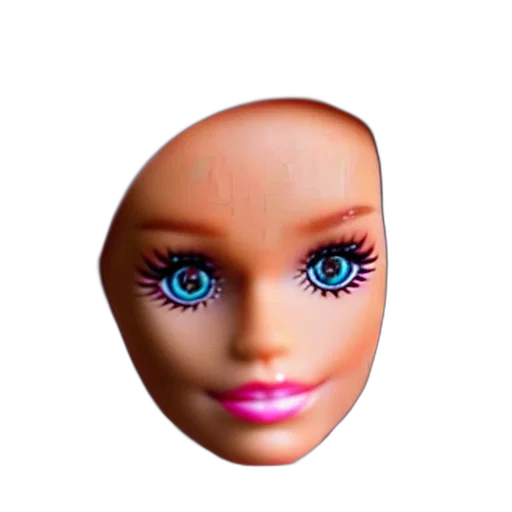 face, mask, hair, creature transparent PNG cut-out