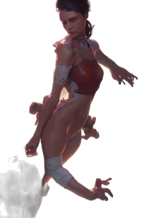 creature, dress, robot, staff transparent PNG cut-out