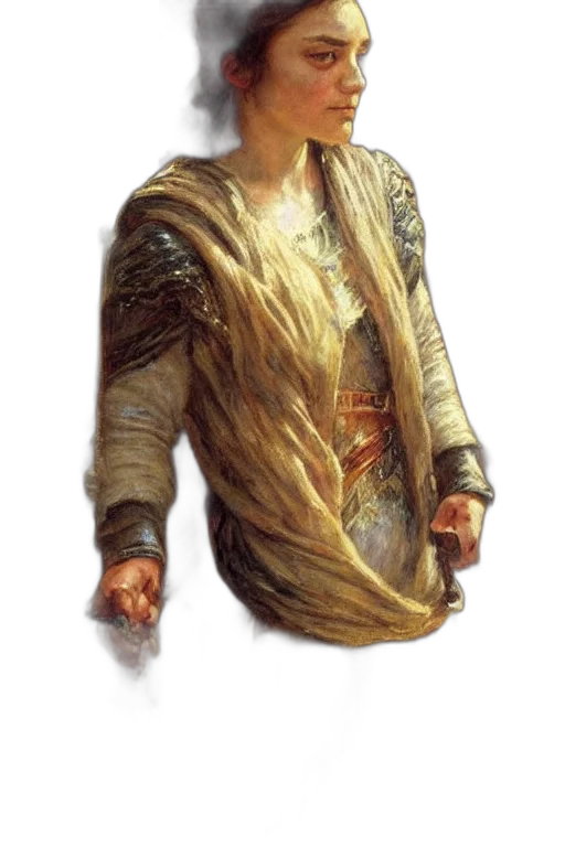 jacket, staff, face, dress transparent PNG cut-out
