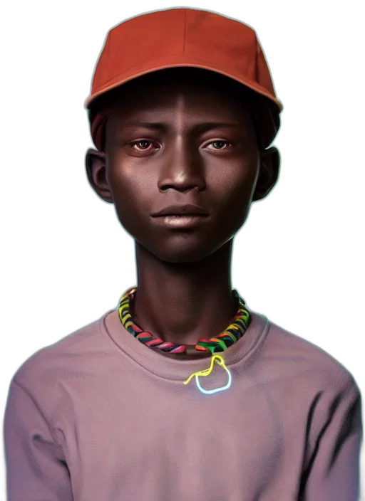 face, staff, hat, jewelry, photorealistic, concept art, 3d render, fantasy art transparent PNG cut-out