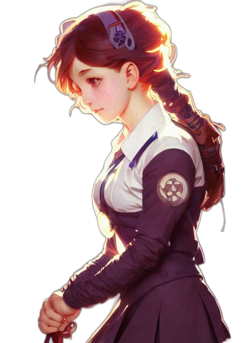 robot, staff, jacket, dress transparent PNG cut-out