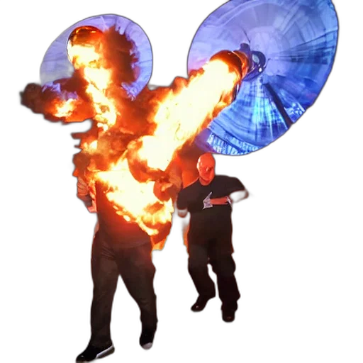 staff, jacket, mask, robot transparent PNG cut-out