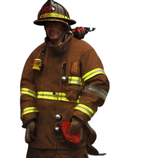 staff, jacket, hat, mask transparent PNG cut-out
