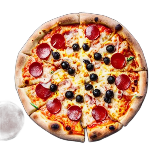 food, 3d render, photorealistic, monochrome transparent PNG cut-out