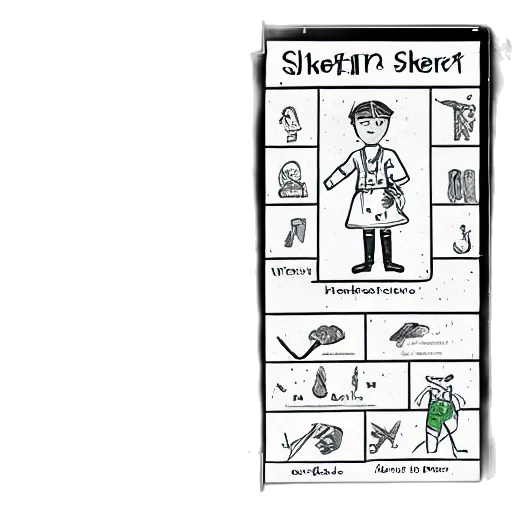 shoes, jacket, staff, robot transparent PNG cut-out