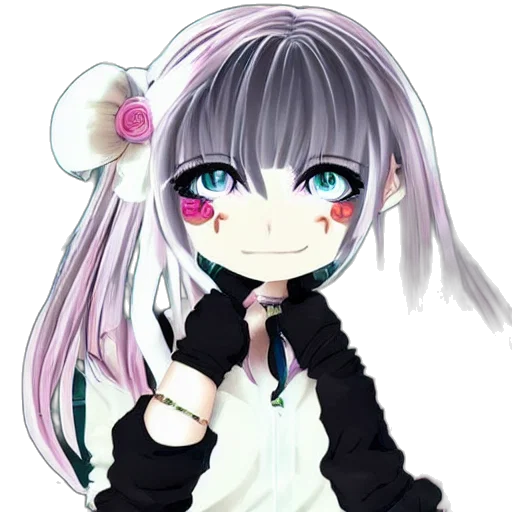 staff, face, creature, flower transparent PNG cut-out
