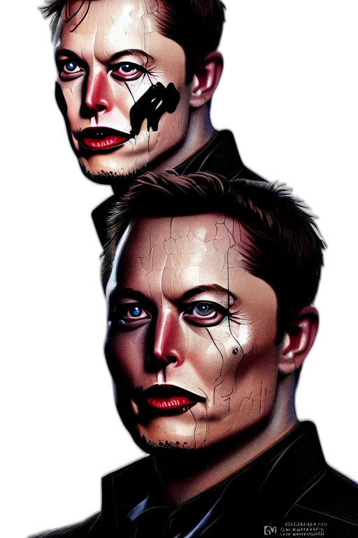 mask, face, robot, comic book art transparent PNG cut-out