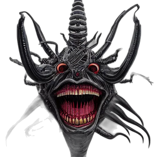 mask, creature, crown, face transparent PNG cut-out