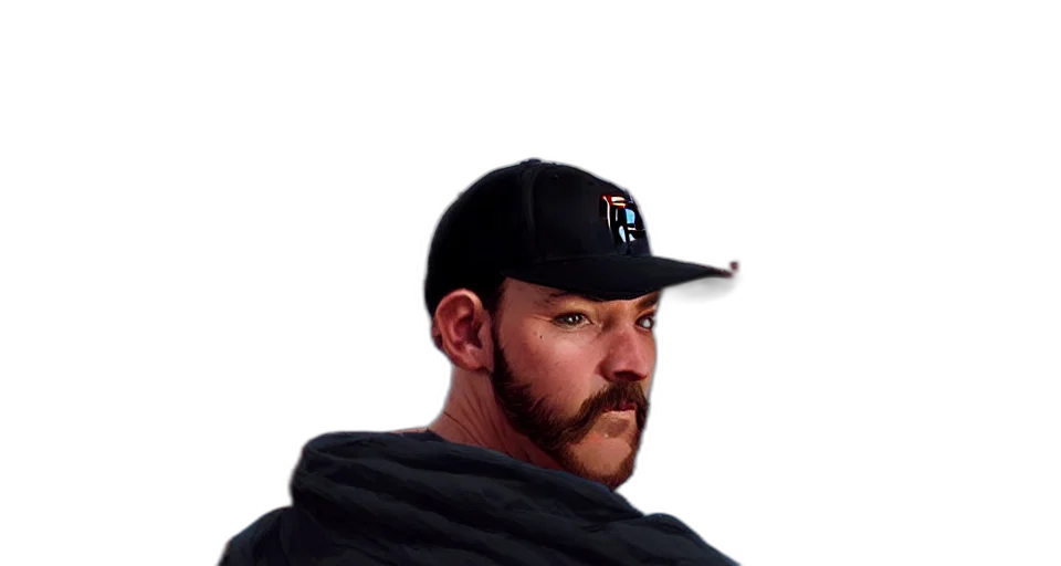 staff, hat, face, creature transparent PNG cut-out