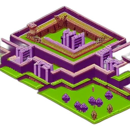building, furniture, crown, pixel art transparent PNG cut-out