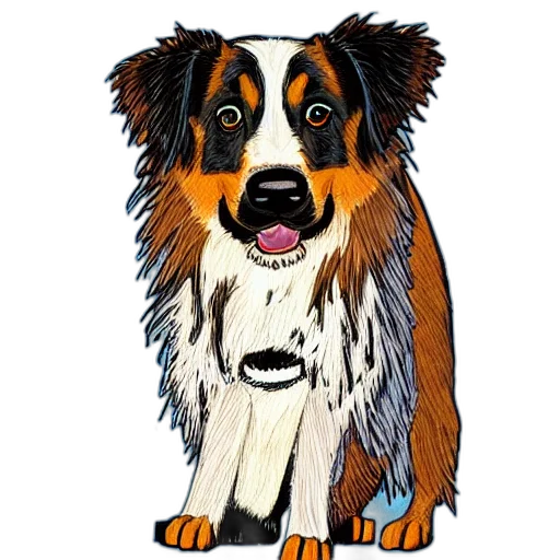 animal, staff, cartoon, watercolor transparent PNG cut-out