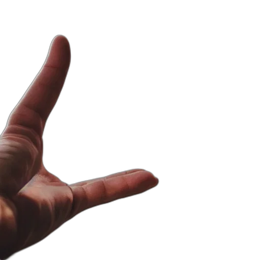 weapon, staff, 3d render, photorealistic, hand, pointing, something transparent PNG cut-out