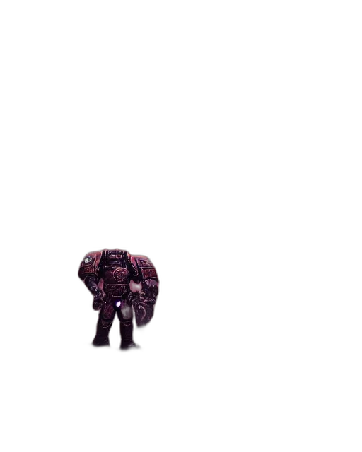 animal, creature, robot, weapon, pixel art, 3d render, concept art, photorealistic transparent PNG cut-out
