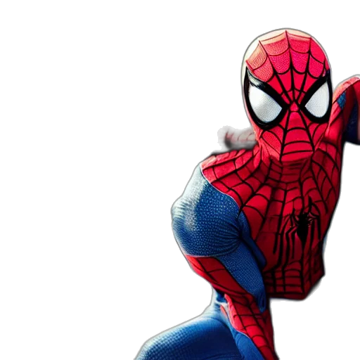 mask, animal, comic book art, concept art, 3d render, photorealistic, spiderman, crying transparent PNG cut-out