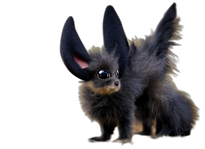 animal, creature, dragon, hair, 3d render, photorealistic, concept art, fantasy art transparent PNG cut-out