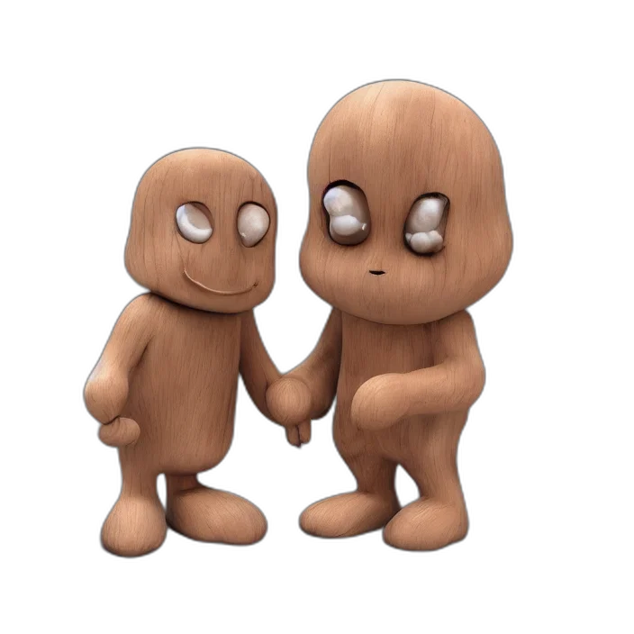 mask, creature, robot, 3d render transparent PNG cut-out