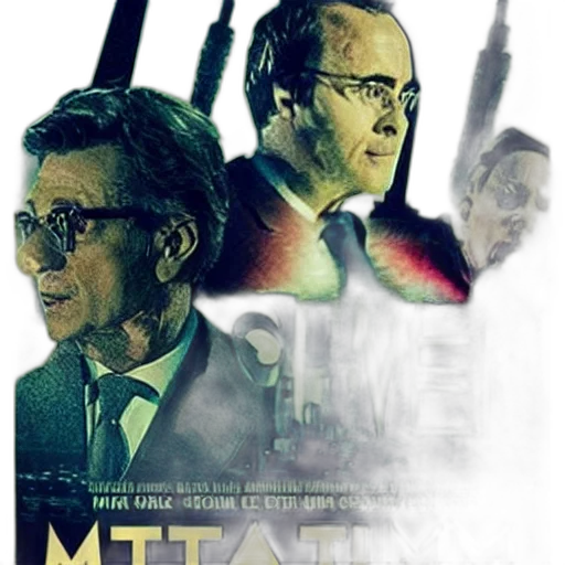 concept art, poster, movie, atomic, midnight transparent PNG cut-out
