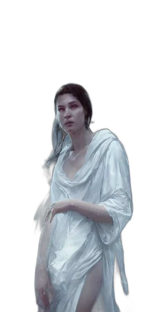 dress, face, creature, mask, concept art, fantasy art, photorealistic, oil painting transparent PNG cut-out